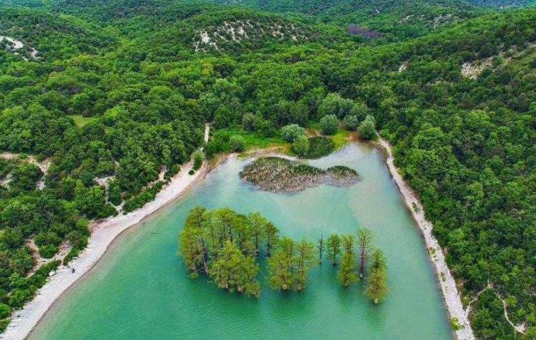 Кипарисовое озеро в анапе фото летом